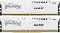 Оперативная память Kingston FURY Beast White XMP 64GB 6000MT / s DDR5 CL30 (Kit of 2), KF560C30BWK2-64, RTL