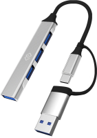 USB-концентратор DIGMA DHUB-4USB-AC