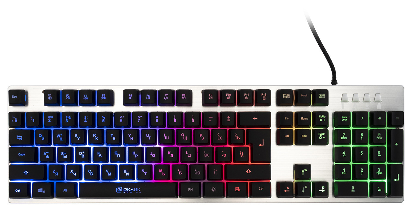 

Клавиатура Oklick KB 770G IRON FORCE 405625, цвет черный