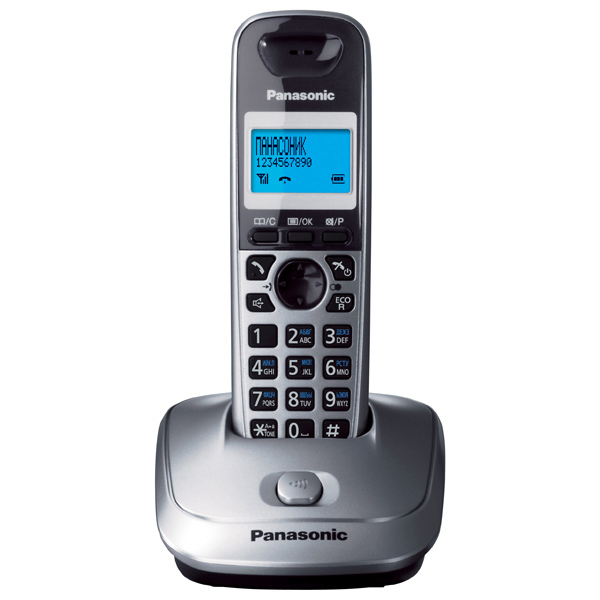 Dect Телефон Panasonic KX-TG2511RUM (серый металлик) Panasonic - фото 1