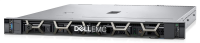 DELL PowerEdge R250 1U/ 4LFF hot-plug/ E-2314/ 1x16Gb UDIMM/PERC S150/1x2Tb SATA HDD/ 2xGE/noDVD/Bezel/iDRAC9/TPM/SlidingRails/1x450W/1YWARR