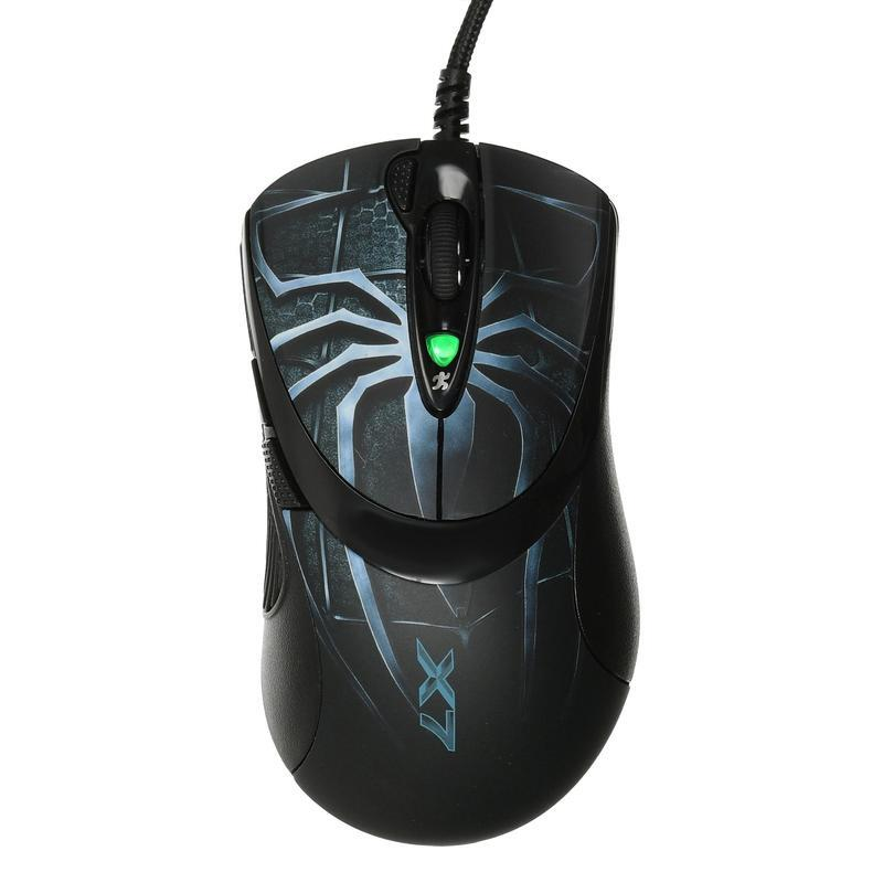 

Мышь A4tech Oscar Editor XL-747H XL-747H (BLUE SPIDER), дизайнерский рисунок