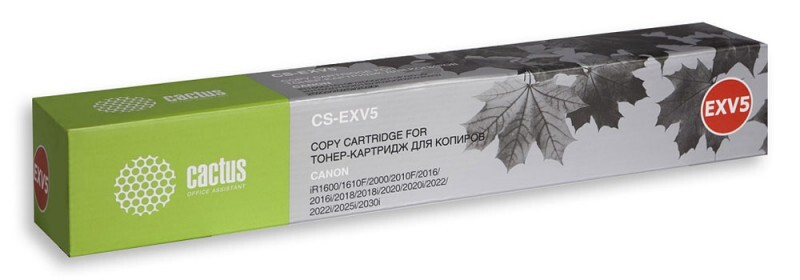 

Тонер-картридж черный Cactus CS-EXV5