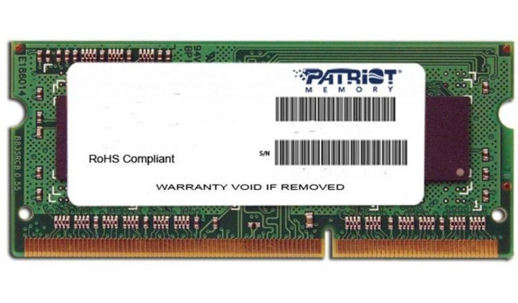 Оперативная память Patriot Desktop DDR4 2400МГц 4GB, PSD44G240081S, RTL