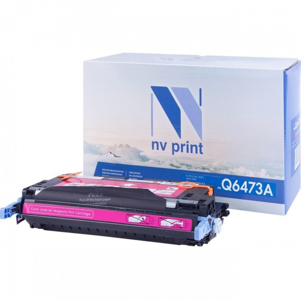 

Картридж пурпурный NVPrint Color LaserJet, NV-Q6473AM
