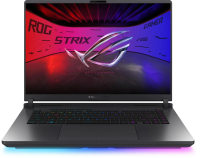 Ноутбук /  ASUS ROG Strix G16 G615LW-S5080 16&quot;(2560x1600 (матовый, 240Hz) IPS) / Intel Core Ultra 9 275HX(2.7Ghz) / 32768Mb / 1024PCISSDGb / noDVD / Ext:NVIDIA GeForce RTX 5080(16384Mb) / Cam / BT / WiFi / 90WHr / war 1y / 2.65kg / Eclipse Gray / DOS