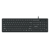 Клавиатура Philips Клавиатура SPK6237, русская заводская раскладка SPT6237B / 60, цвет черный