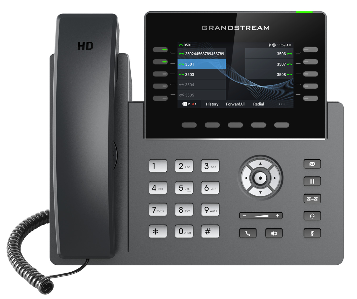 IP-телефон с Gigabit Ethernet Grandstream Телефон IP GRP-2615