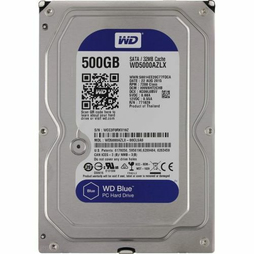 

Жесткий диск Western Digital Blue 3.5 AZLX 500GB 7.2K SATA3