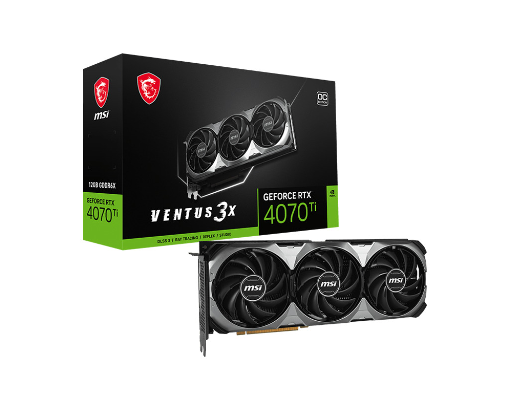 

Видеокарта MSI GeForce RTX 4070 Ti 12 Б Retail