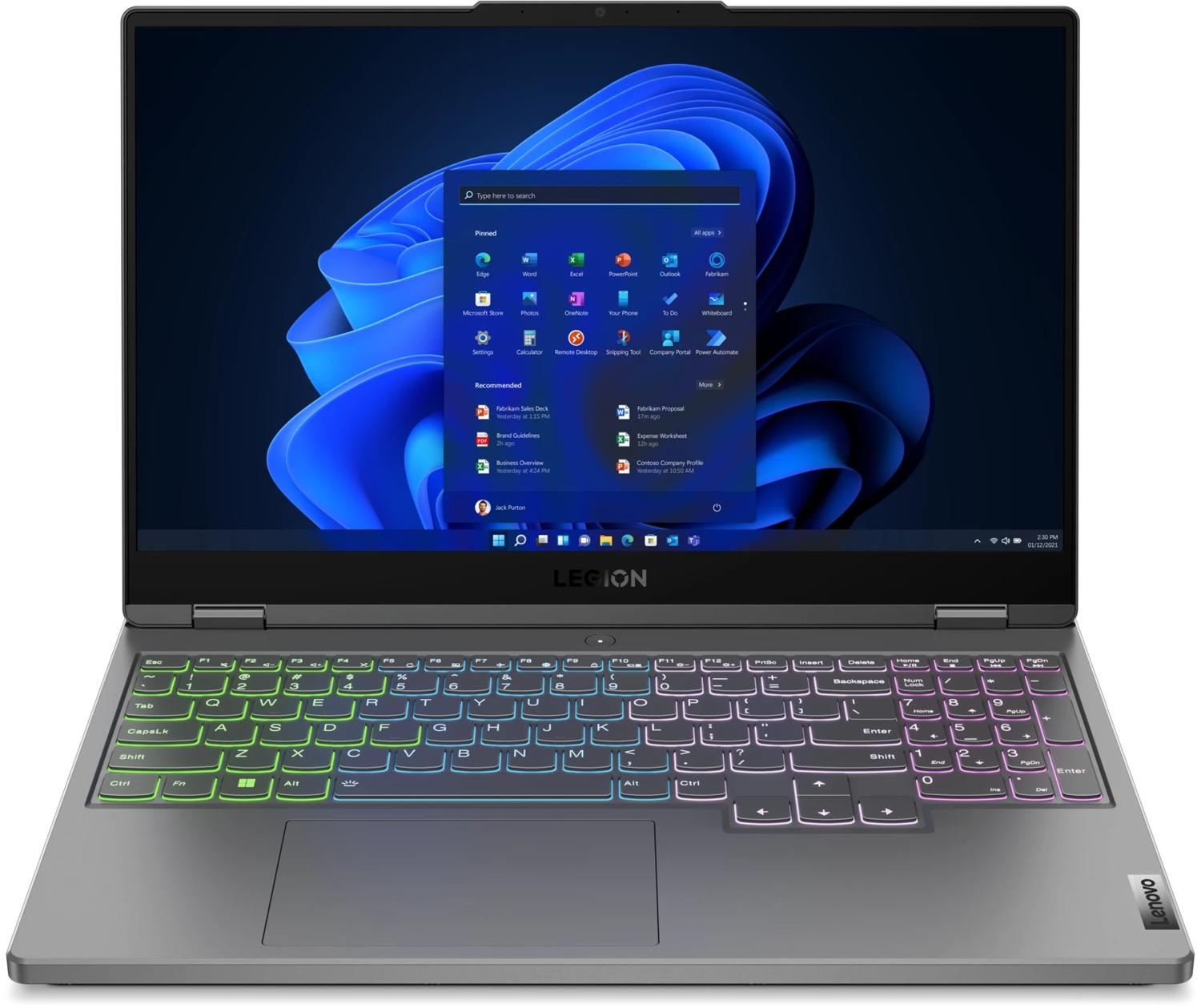 

Ноутбук LENOVO Legion 5 G7 15IAH7 Intel Core i7-12700H (серый)