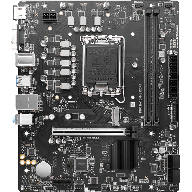 

Материнская плата MSI Intel H610 PRO H610M-E DDR4