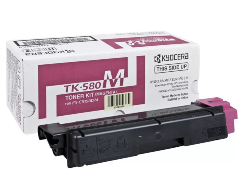 Тонер-картридж пурпурный Kyocera TK-580, 1T02KTBNL0