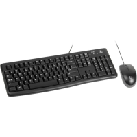 Клавиатура+мышь Logitech Комплект клавиатура + мышь MK121 920-010963, цвет черный