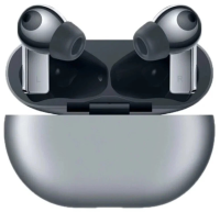 Гарнитура вкладыши Huawei FreeBuds Pro серебристый беспроводные bluetooth в ушной раковине (55033760)