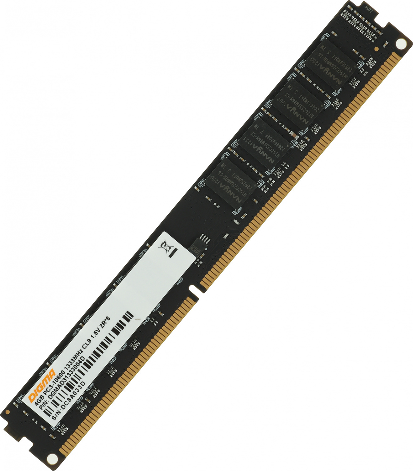   DIGMA DDR3  4Gb, DGMAD31333004D, RTL