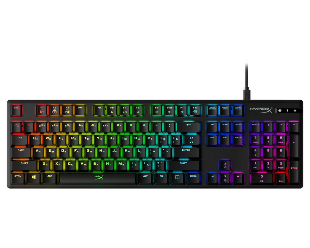 

Клавиатура HyperX Keyboard Alloy Origins 4P4F6AX#ACB