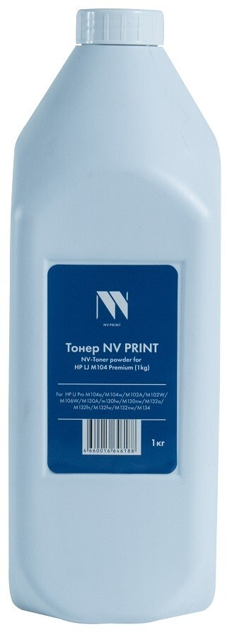 Тонер черный NVPrint для HP, NV-M104-PR-1KG