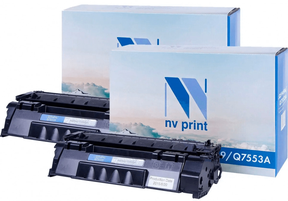 

Картридж черный NVPrint LaserJet, NV-Q5949A/Q7553A-SET2