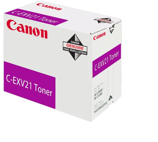 Тонер-картридж Canon C-EXV21M для iR C2880/ iR C2880i/ iR C3380 / iR C3380i. Пурпурный. 14000 страниц. Canon - фото 1