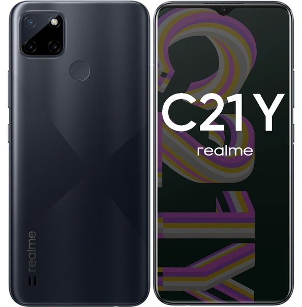 

Смартфон realme C21Y 32 ГБ черный