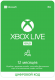 Microsoft Corporation Карта оплаты Xbox LIVE: GOLD на 12 месяцев