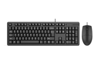 Клавиатура+мышь A4tech Клавиатура + мышь KK-3330S USB (BLACK), цвет черный