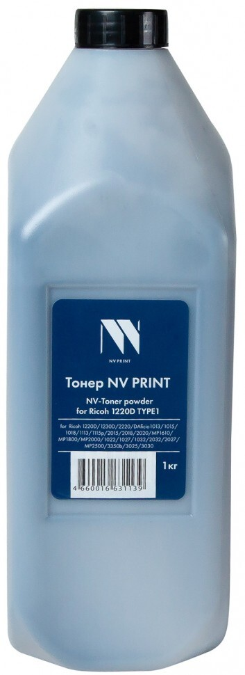 

Тонер черный NVPrint для Ricoh, NV-Ricoh1220-TYPE1-1KG