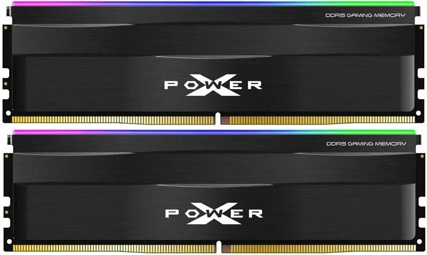 Память DDR5 2x32GB 5600MHz Silicon Power SP064GXLWU560FDF Xpower Zenith RTL PC5-48000 CL40 DIMM 288-pin 1.35В kit single rank Ret Silicon Power