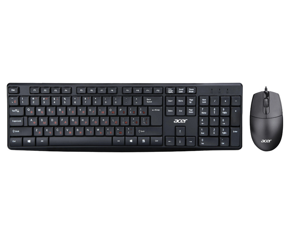 

Клавиатура+мышь ACER OMW141 ZL.MCEEE.01M, цвет черный