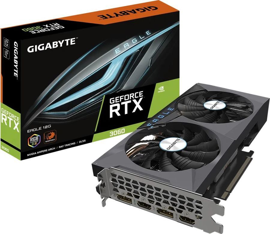 

Видеокарта Gigabyte GeForce RTX 3060 12 Б Retail