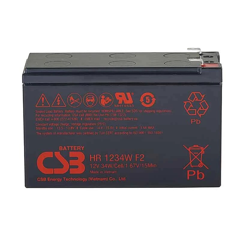 

Сменная батарея для ИБП CSB HR 1232W F2