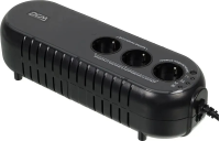 Powercom Back-UPS WOW, OffLine, 500VA / 250W, Tower, 3xSchuko outlets(1 Surge & 2 batt), USB (37370)