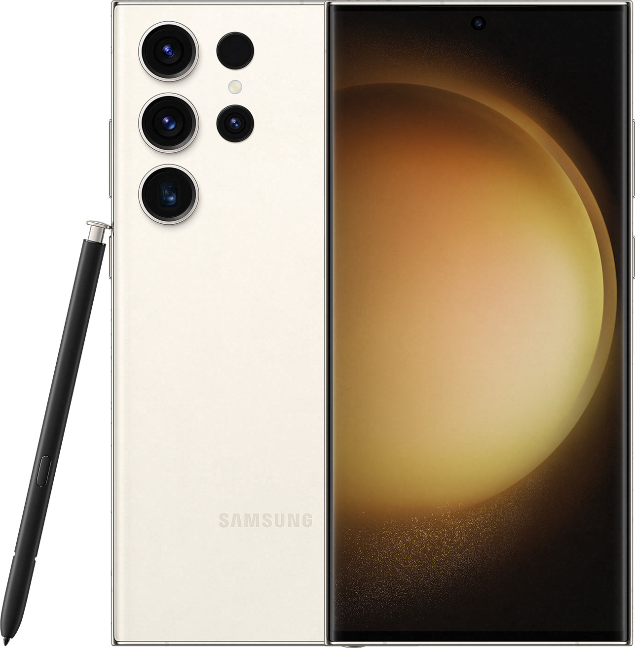 Смартфон Samsung Galaxy S23 Ultra SM-S918B 256 ГБ бежевый