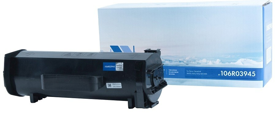 

Тонер-картридж черный NVPrint для Xerox, NV-106R03945