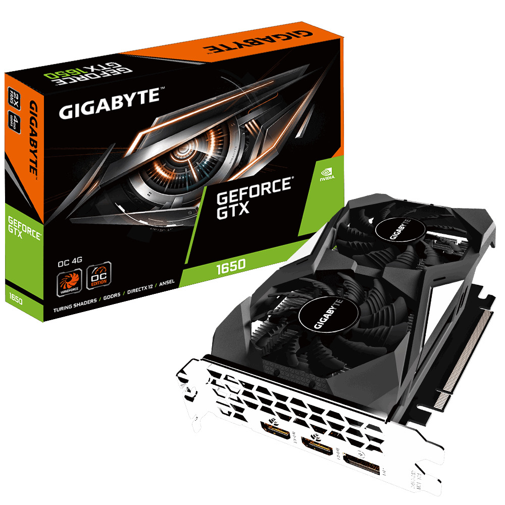 

Видеокарта Gigabyte GeForce GTX 1650 4 Б Retail