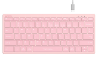 Клавиатура A4tech Fstyler FBX51C PINK, цвет розовый