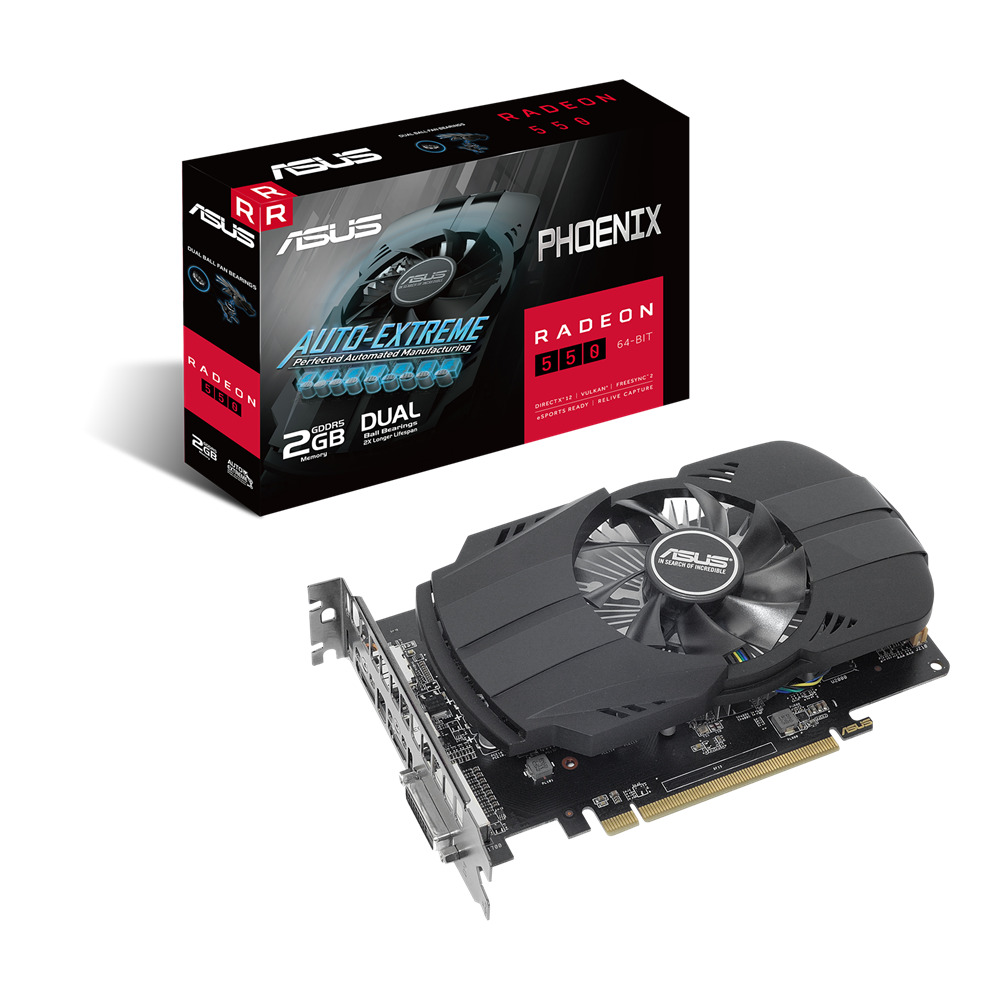 

Видеокарта ASUS Radeon RX 550 2 Б Retail