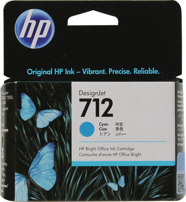 

Картридж голубой HP Inc. 712, 3ED67A