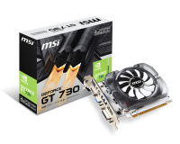 Видеокарта MSI GeForce GT 730 4 &Gamma;Б Retail