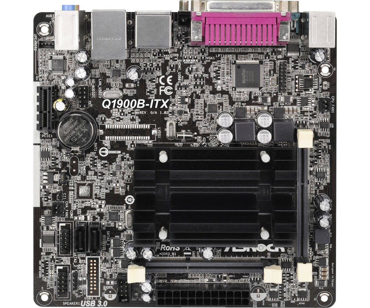 

Материнская плата ASRock Onboard CPU Q1900B-ITX