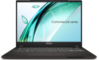Ноутбук MSI Commercial 14 H A13MG-013RU Core i5 13420H 16Gb SSD512Gb Intel Iris Xe graphics 14&quot; IPS FHD+ (1920x1200) Windows 11 Professional grey WiFi BT Cam (9S7-14L111-013)