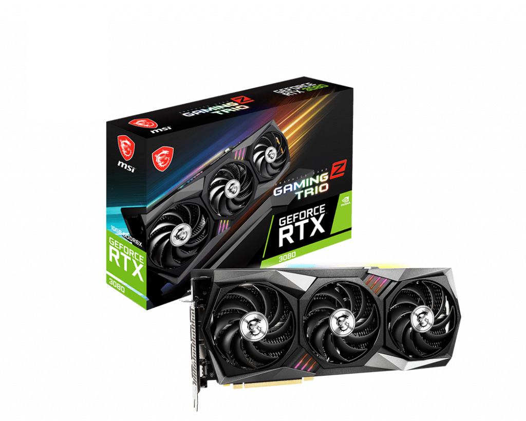 

Видеокарта MSI GeForce RTX 3080 10 Б Retail
