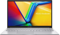 Ноутбук Asus VivoBook X1504ZA-BQ501 Core i5 1235U 8Gb SSD512Gb Intel UHD Graphics 15.6&quot; IPS FHD (1920x1080) noOS silver WiFi BT Cam (90NB1022-M00R90)