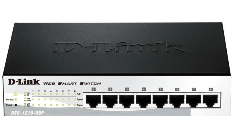 

Коммутатор D-LINK DES-1210-08P