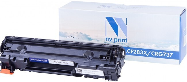 Картридж черный NVPrint LaserJet Pro, NV-CF283X/737
