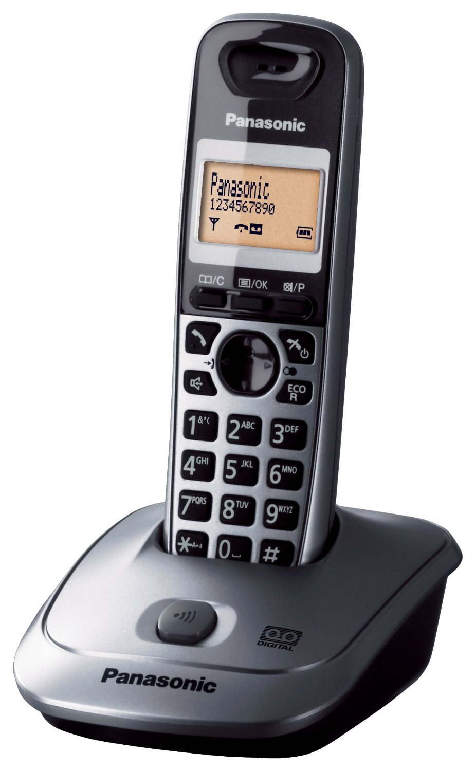 Dect Телефон Panasonic KX-TG2521RUT (темно-серый металлик) Panasonic - фото 1