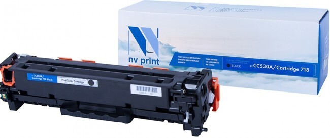 

Картридж черный NVPrint Color LaserJet, NV-CC530A/718Bk
