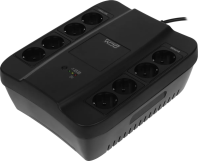 Powercom Back-UPS SPIDER, OffLine, 1000VA / 550W, Tower, 8xSchuko outlets (4 surge &amp; 4 batt) (332717)