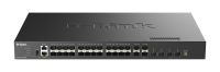 Коммутатор /  Управляемый L3 стекируемый коммутатор, 28х10GBase-X SFP+, 4x25GBase-X SFP28, CLI, порт управления 1000Base-T, консольный порт RJ-45, 1xUSB, RPS, поддержка Dying Gasp